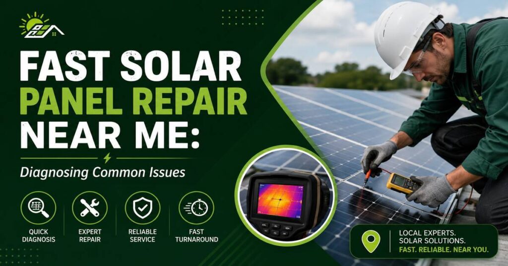 Fast Solar Panel Repair : Diagnosing Common Issues