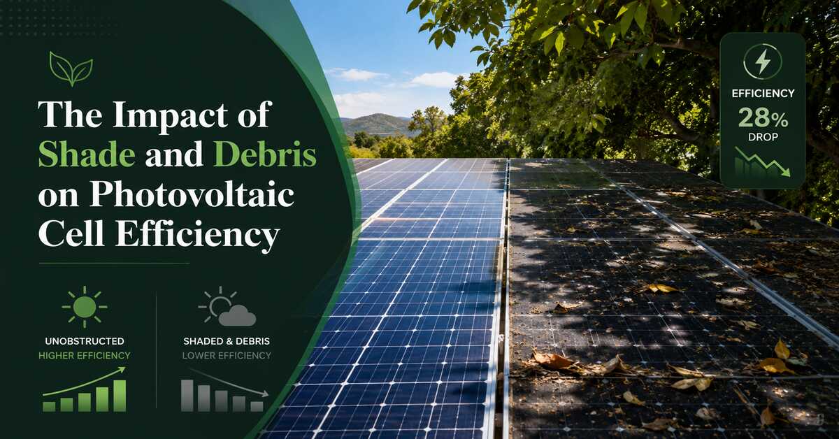 The Impact of Shade and Debris on Photovoltaic Cell Efficiency
