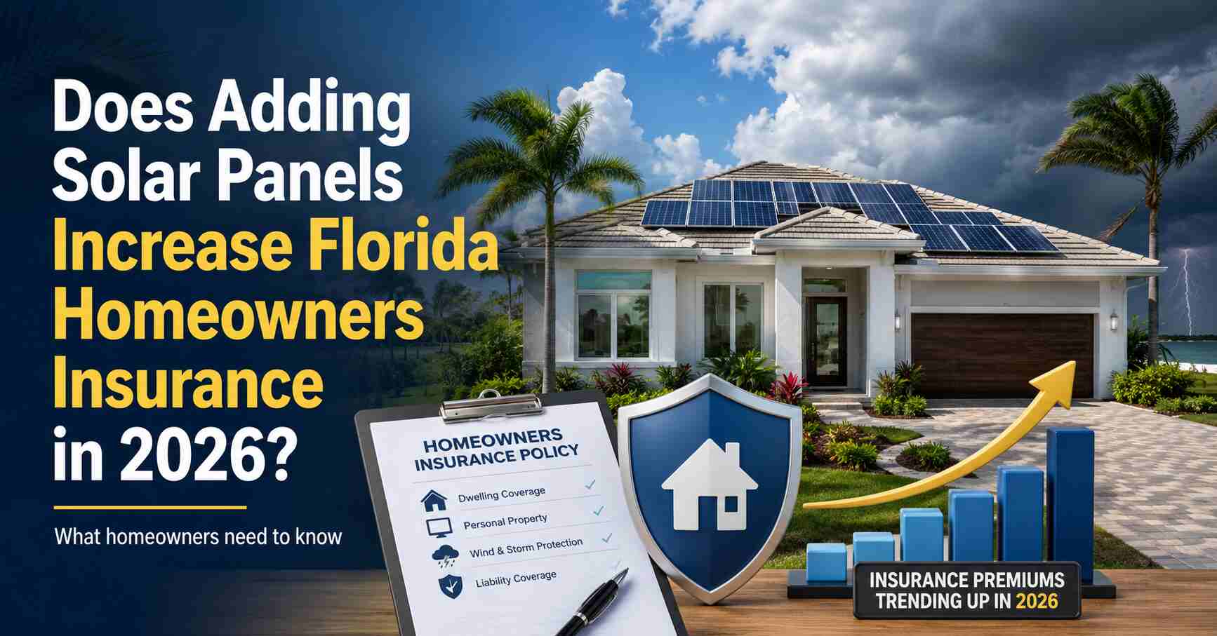 Does Adding Solar Panels Increase Florida Homeowners Insurance in 2026