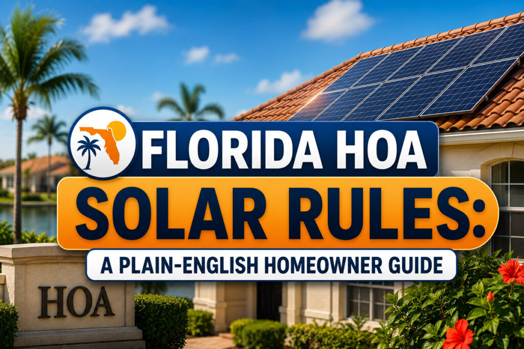 Florida HOA Solar Rules