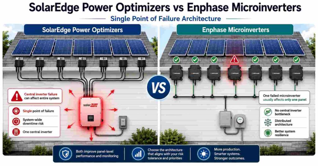 SolarEdge Power Optimizers vs Enphase Microinverters