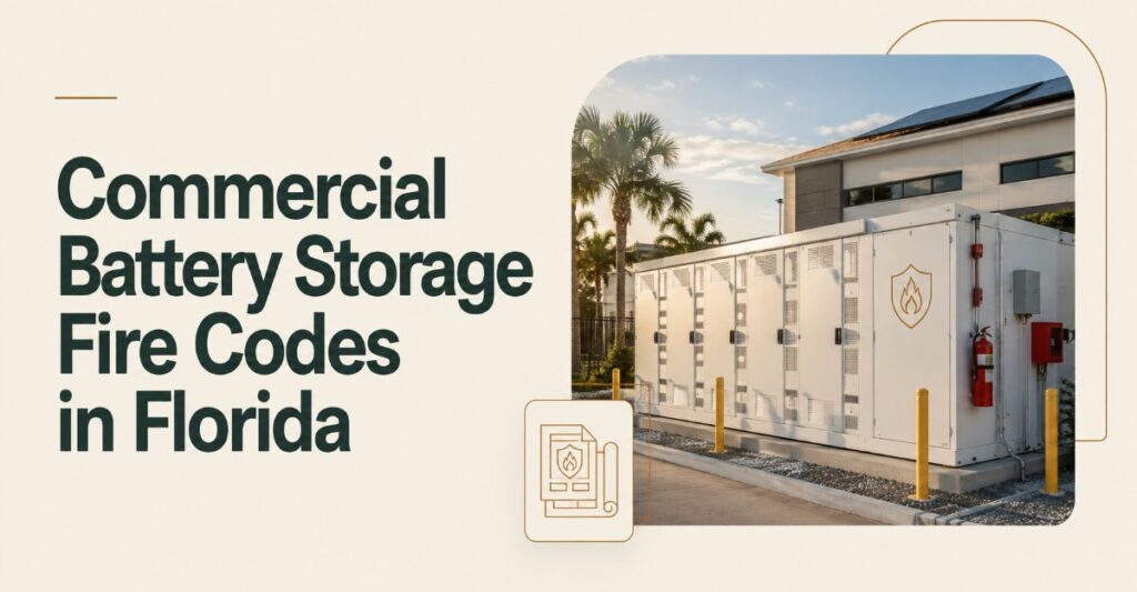 Commercial Battery Storage Fire Codes in Florida