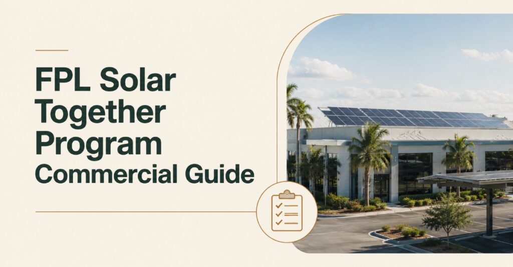 FPL Solar Together Program Commercial Guide