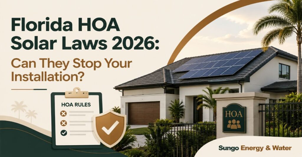 Florida HOA Solar Laws 2026 Can They Stop Your Installation