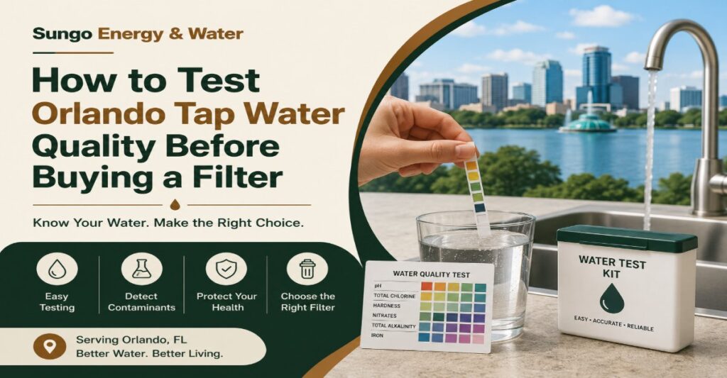 How to Test Orlando Tap Water Quality Before Buying a Filter