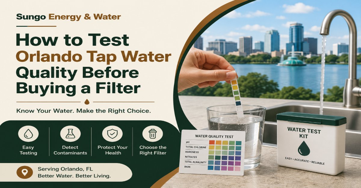 How to Test Orlando Tap Water Quality Before Buying a Filter