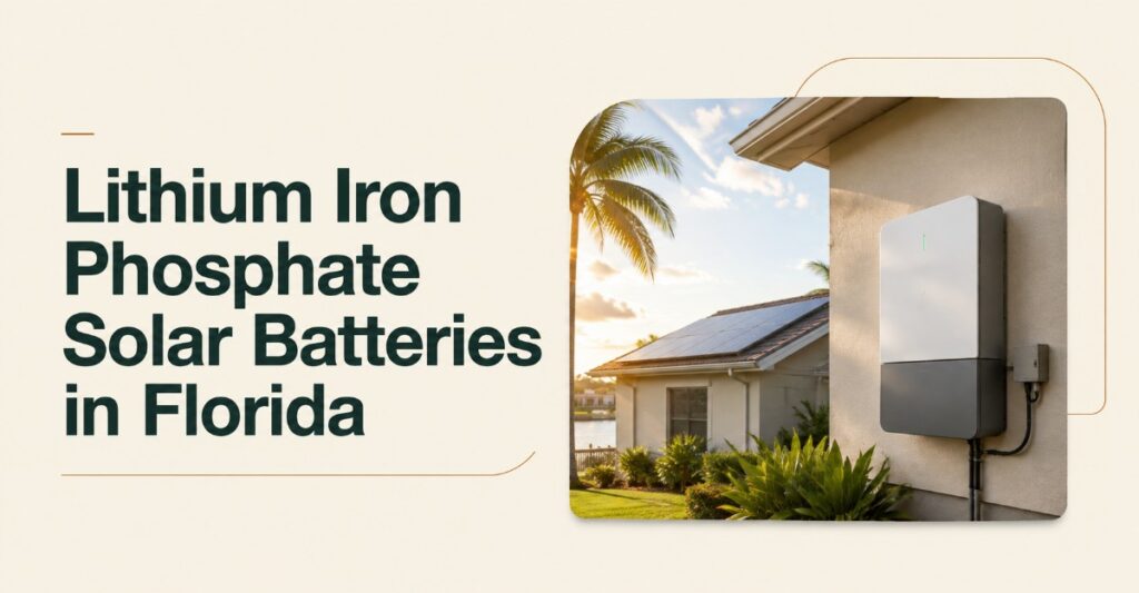 Lithium Iron Phosphate Solar Batteries in Florida