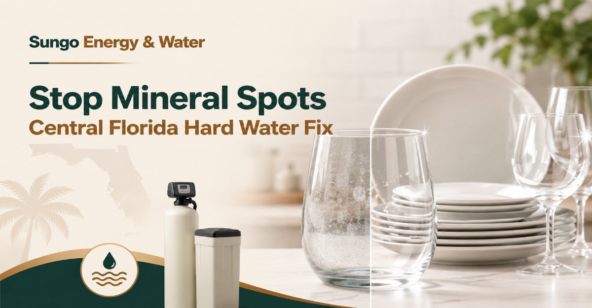 Stop Mineral Spots on Dishes Central Florida Hard Water Fix