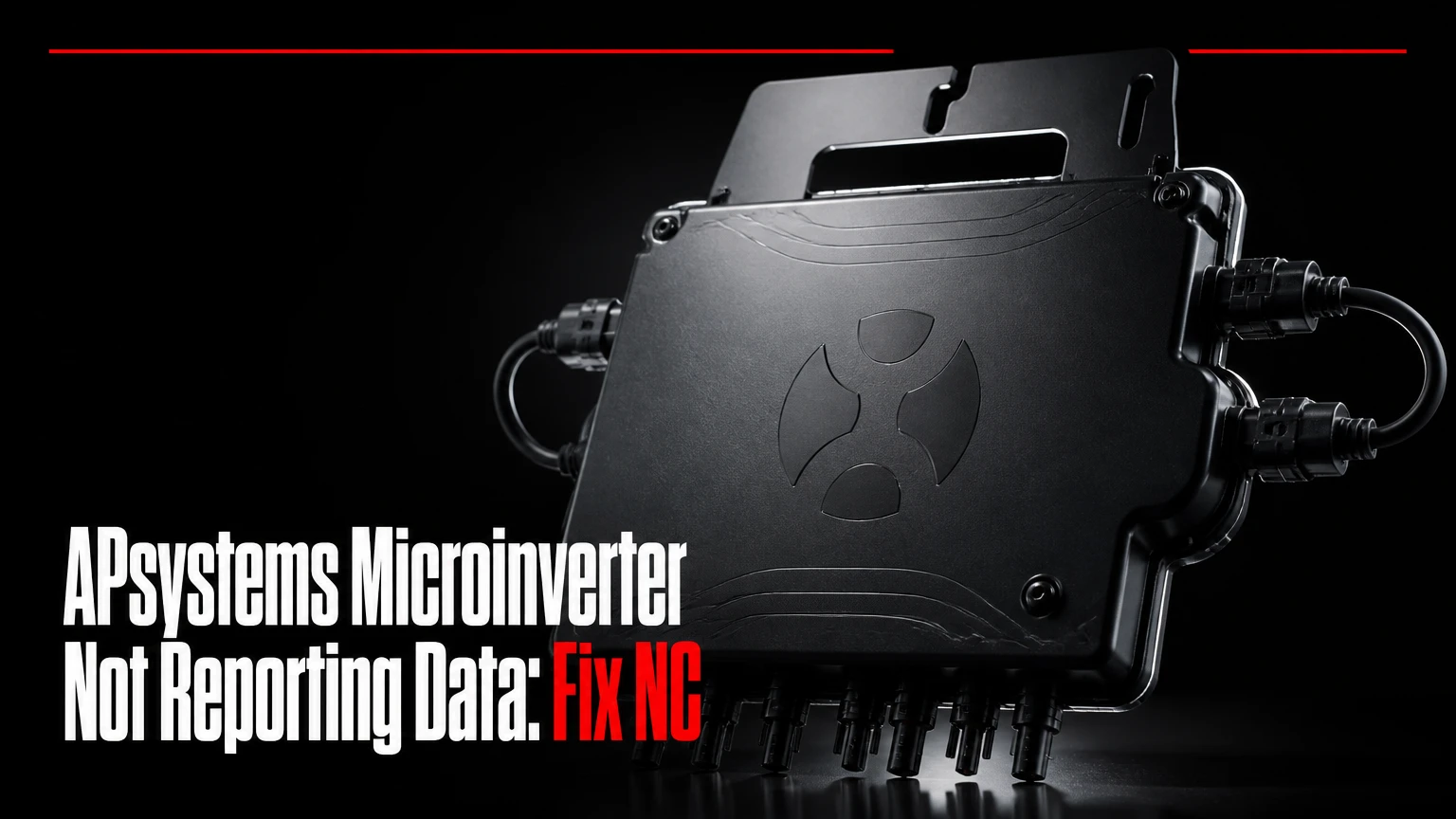 apsystems microinverter not reporting data