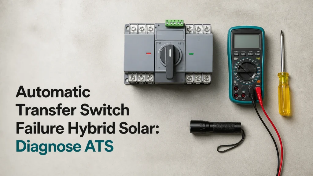 automatic transfer switch failure hybrid solar