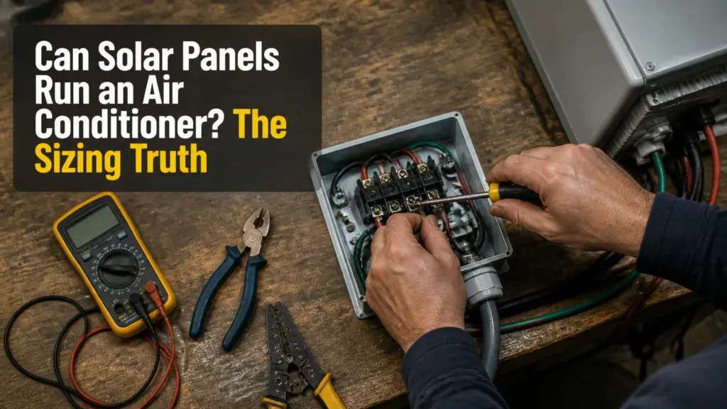 can solar panels run an air conditioner