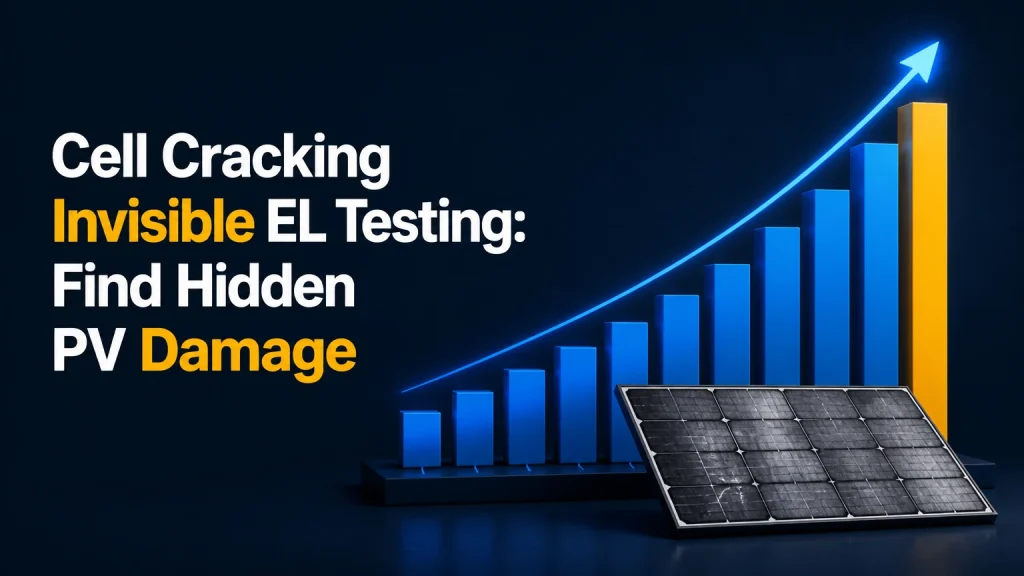 cell cracking invisible el testing