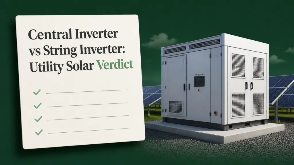 central inverter vs string inverter