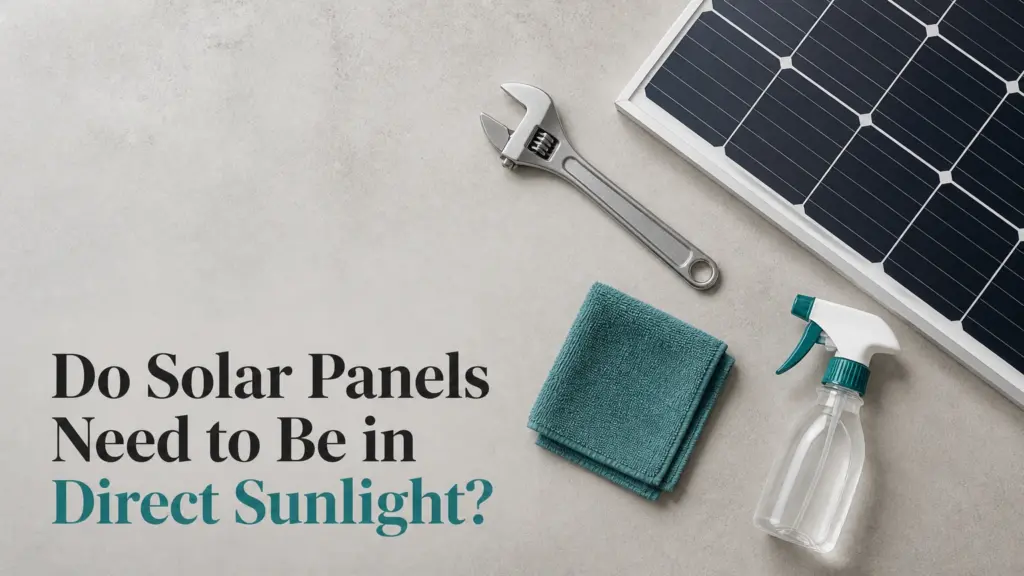 Do Solar Panels Need to Be in Direct Sunlight?