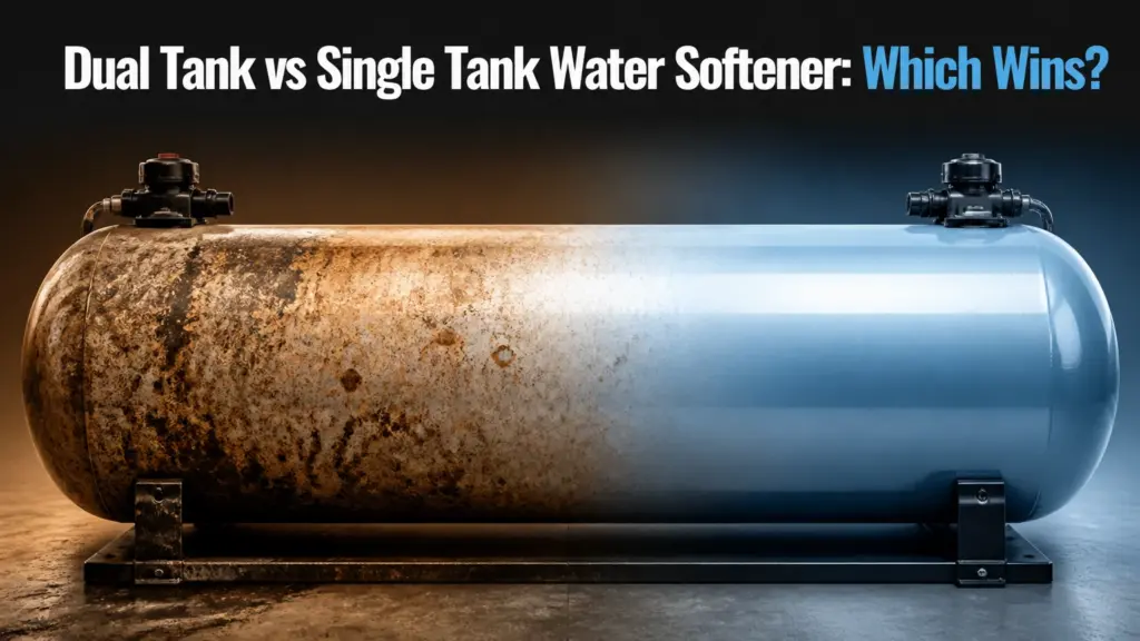 dual tank vs single tank water softener