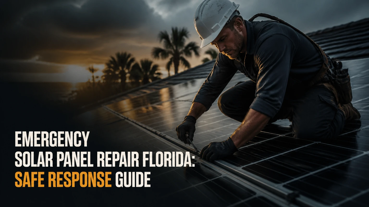emergency solar panel repair florida