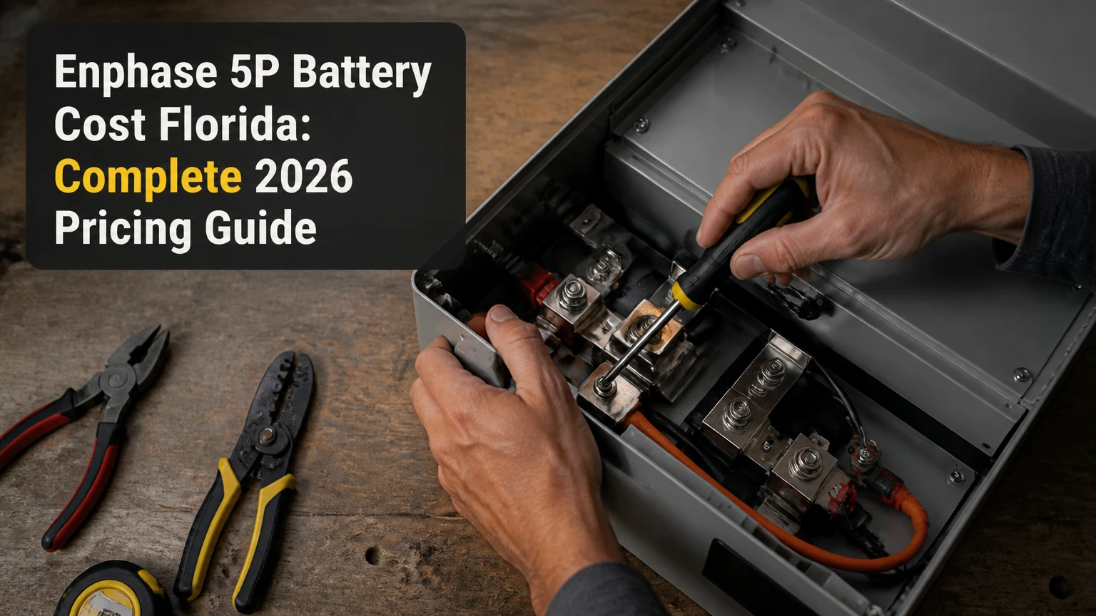 Enphase 5P Battery Cost Florida: Complete 2026 Pricing Guide