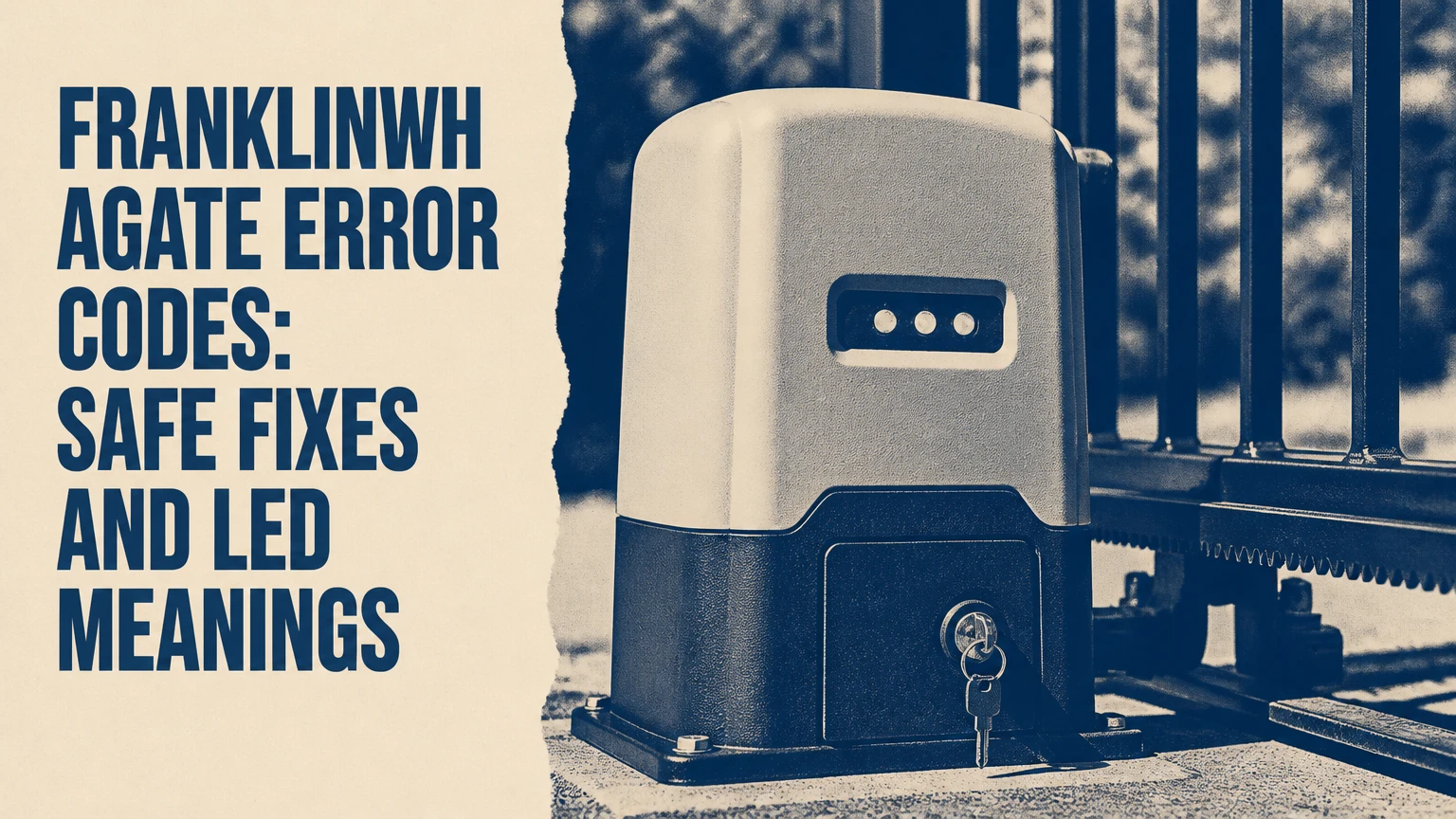 franklinwh agate error codes