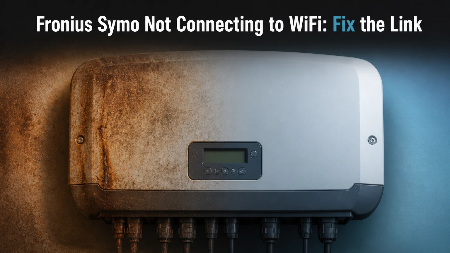 fronius symo not connecting to wifi