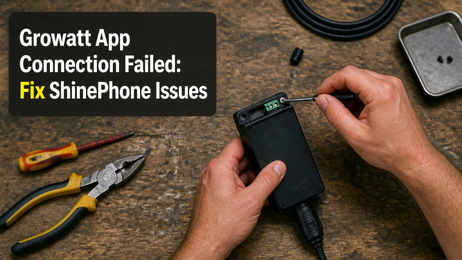 growatt app connection failed