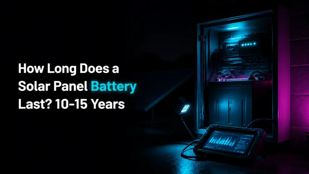 How Long Does a Solar Panel Battery Last? 10-15 Years
