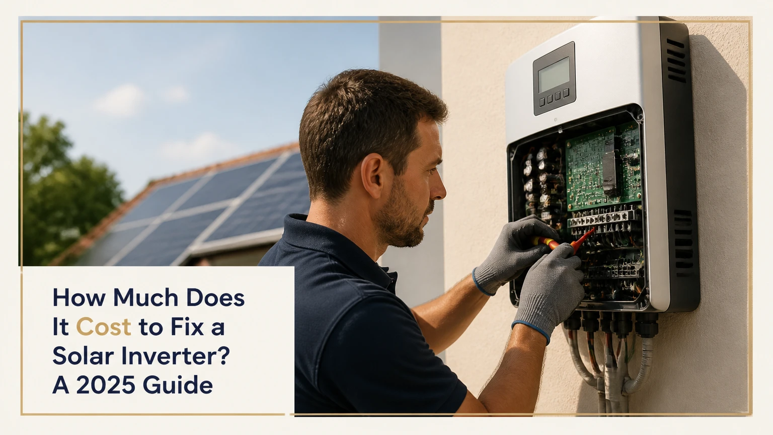 how much does it cost to fix a solar inverter