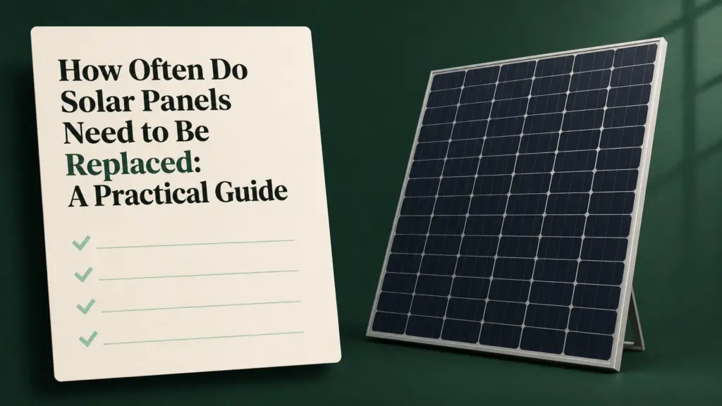 How Often Do Solar Panels Need to Be Replaced: A Practical Guide