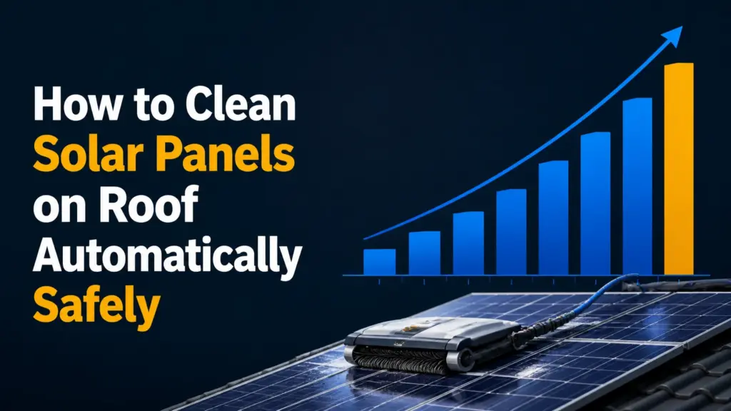 How to Clean Solar Panels on Roof Automatically Safely