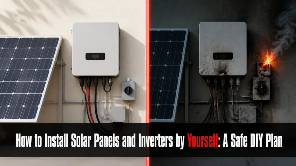 How to Install Solar Panels and Inverters by Yourself: A Safe DIY Plan
