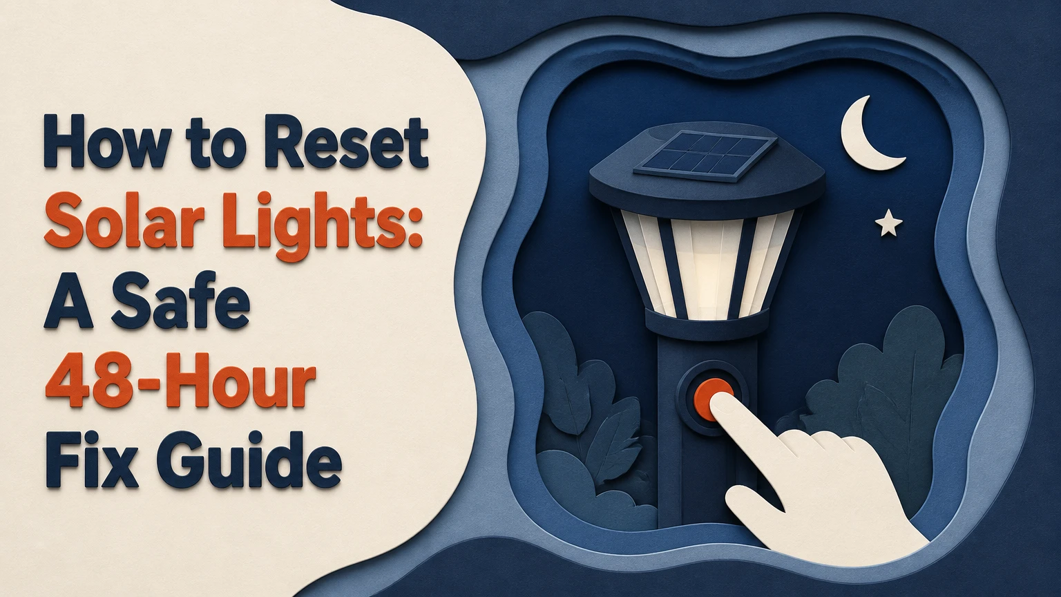 How to Reset Solar Lights: A Safe 48-Hour Fix Guide