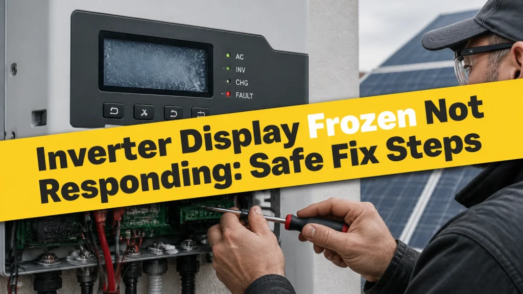 inverter display frozen not responding