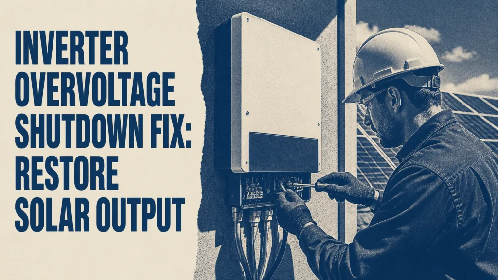 inverter overvoltage shutdown fix