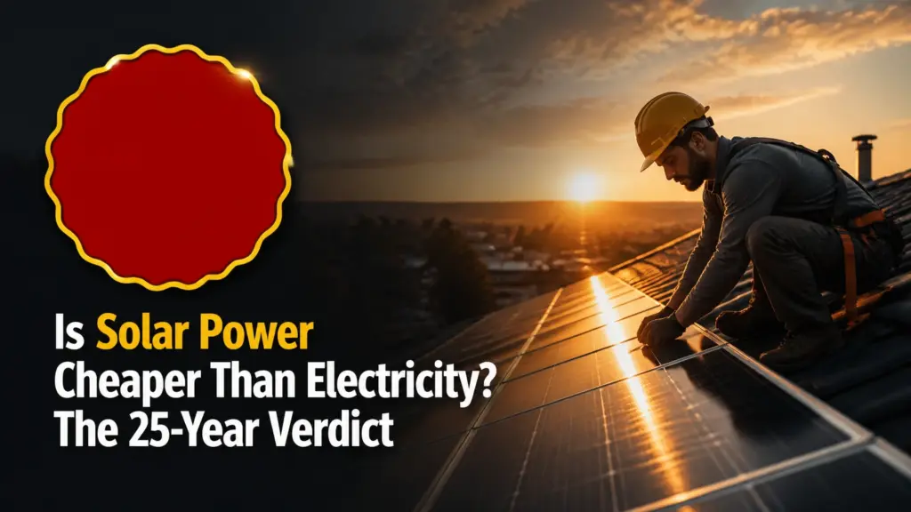 is solar power cheaper than electricity