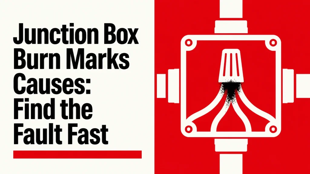 junction box burn marks causes