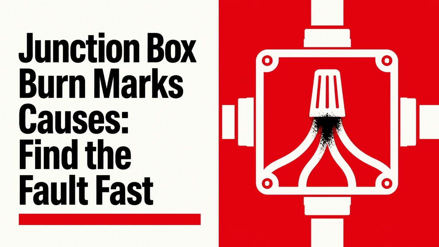 junction box burn marks causes