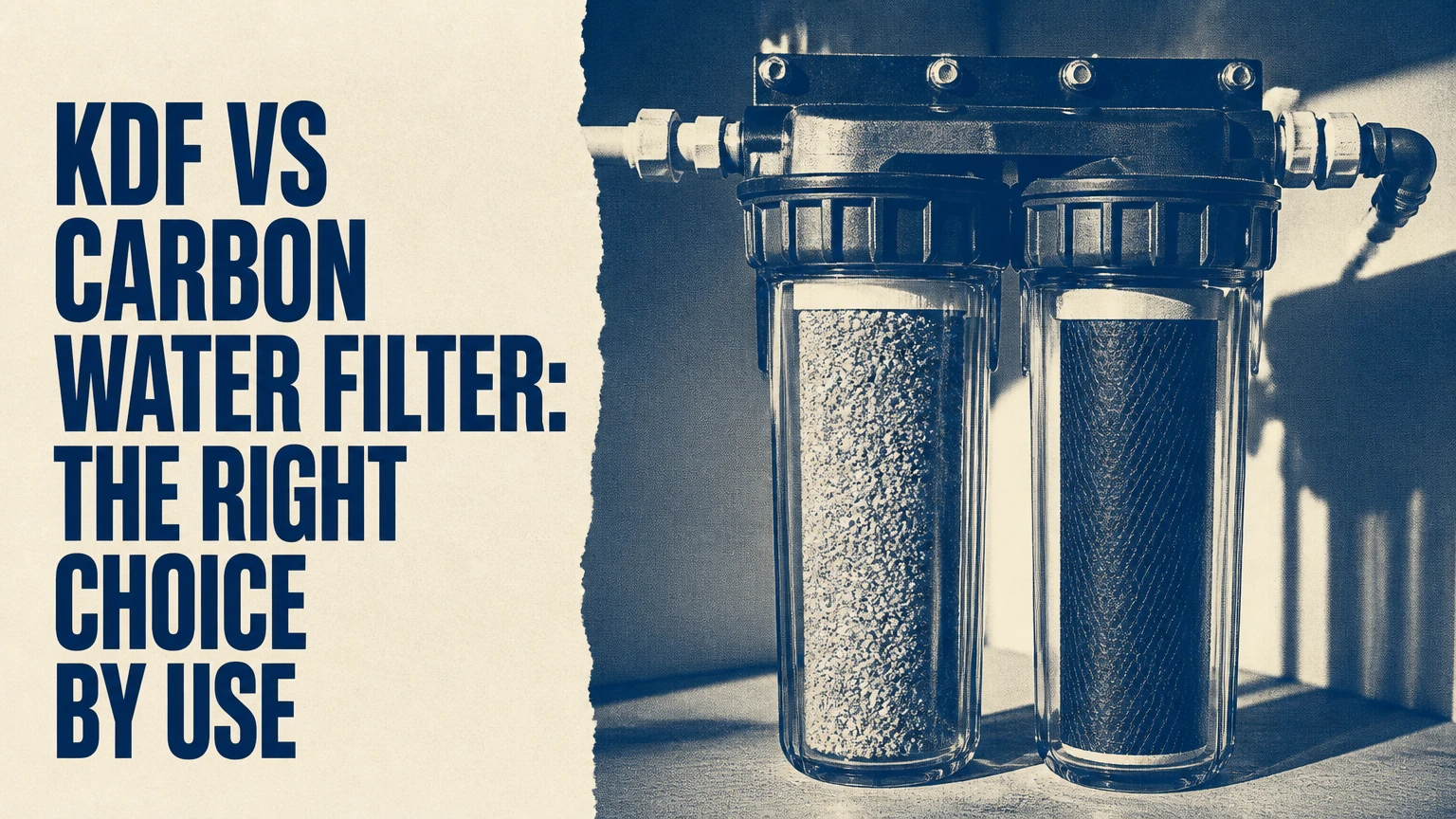 kdf vs carbon water filter