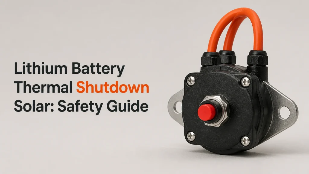 lithium battery thermal shutdown solar