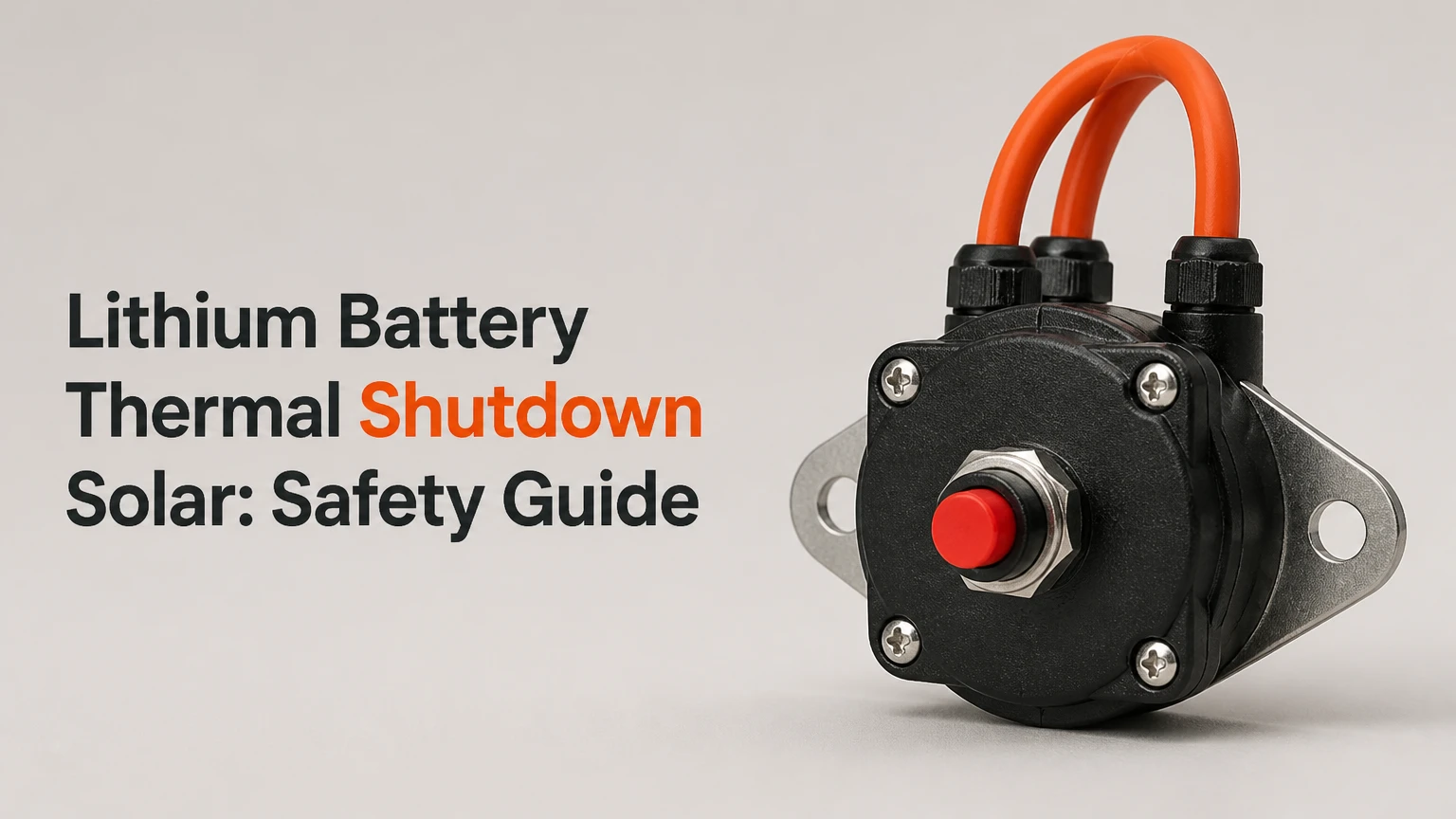 lithium battery thermal shutdown solar