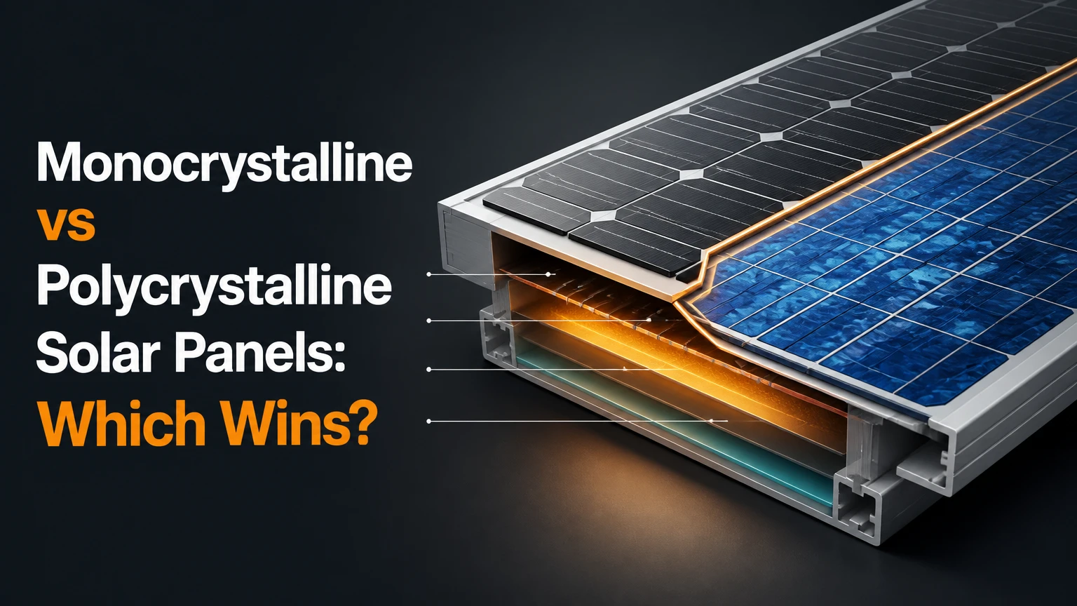 monocrystalline vs polycrystalline solar panels