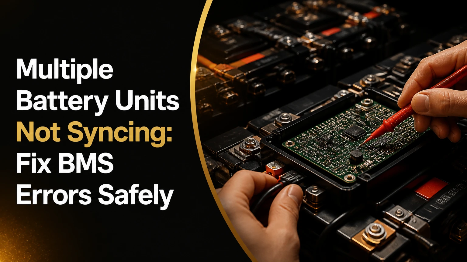 multiple battery units not syncing