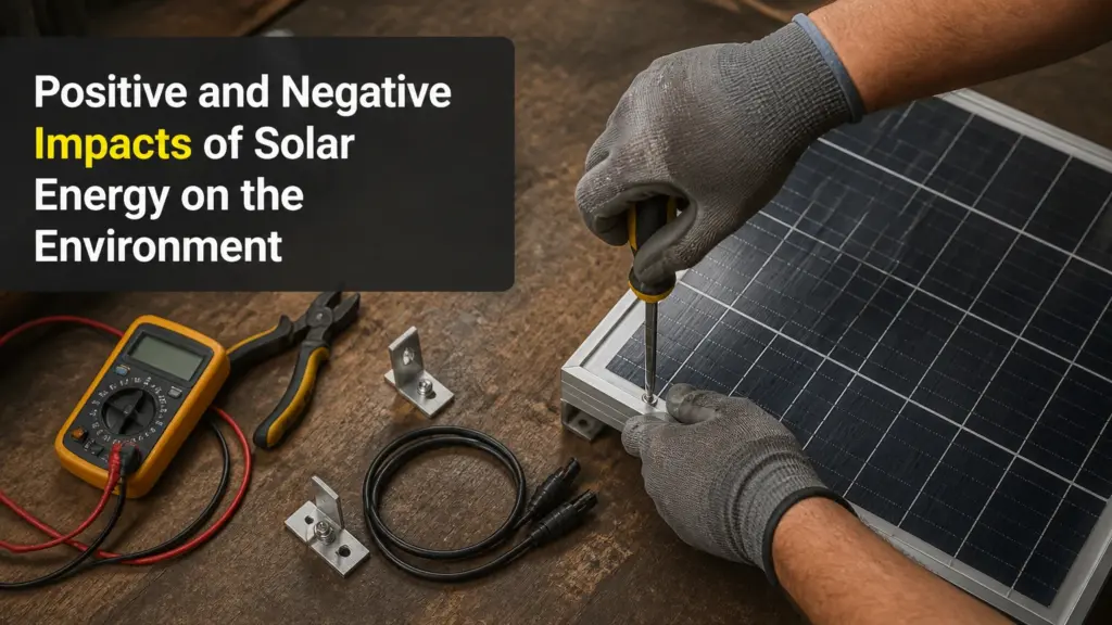Positive and Negative Impacts of Solar Energy on the Environment