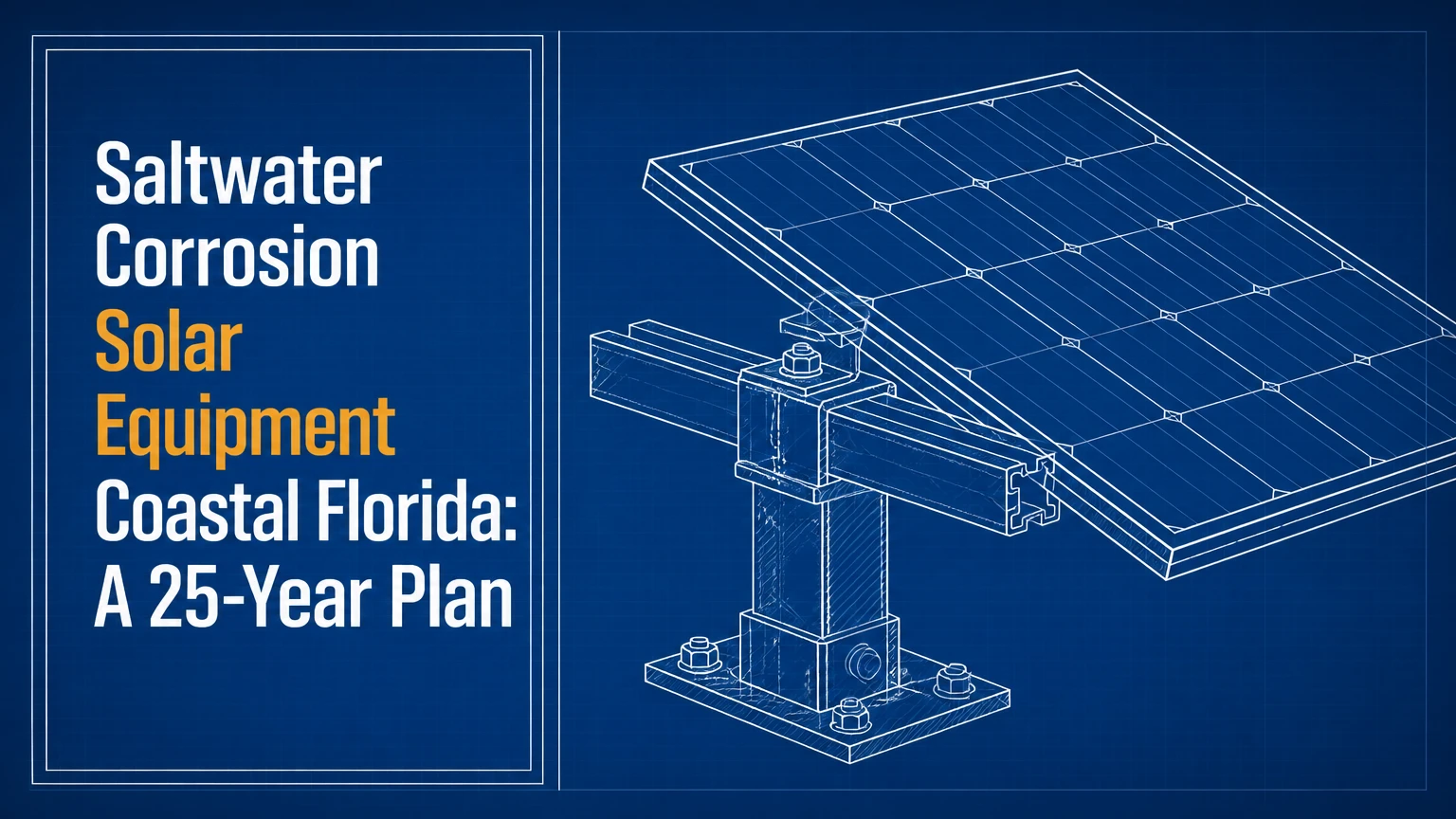 saltwater corrosion solar equipment coastal florida