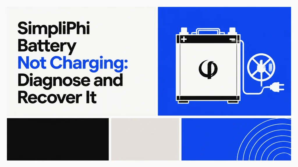 simpliphi battery not charging