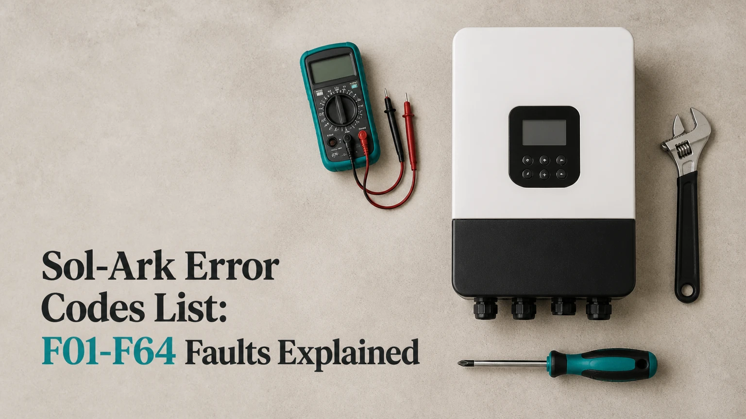 sol ark error codes list