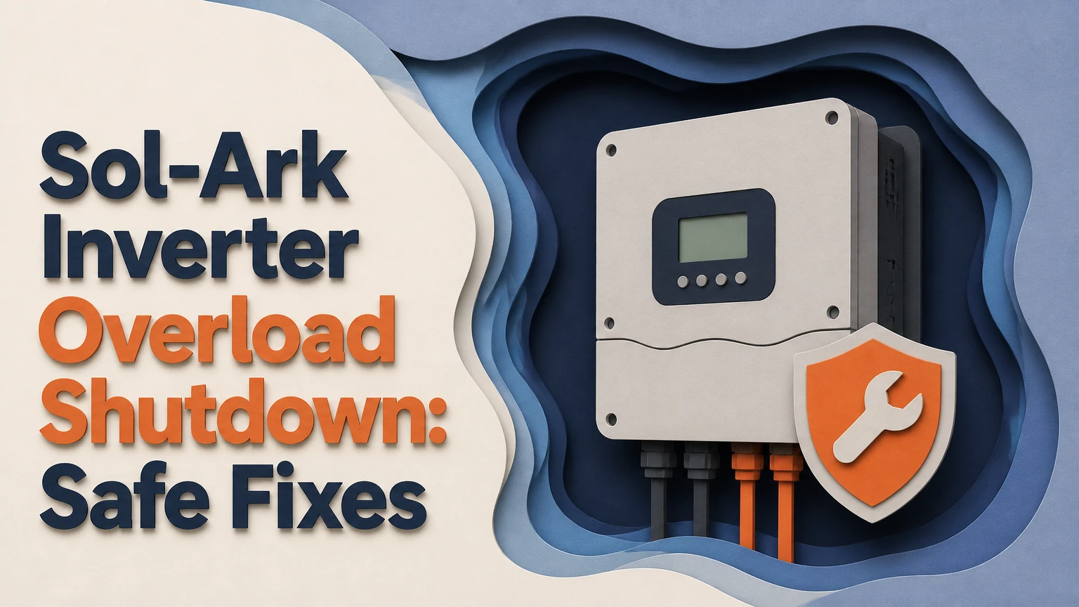 sol ark inverter overload shutdown