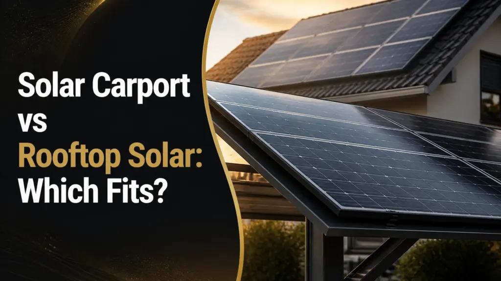 solar carport vs rooftop solar