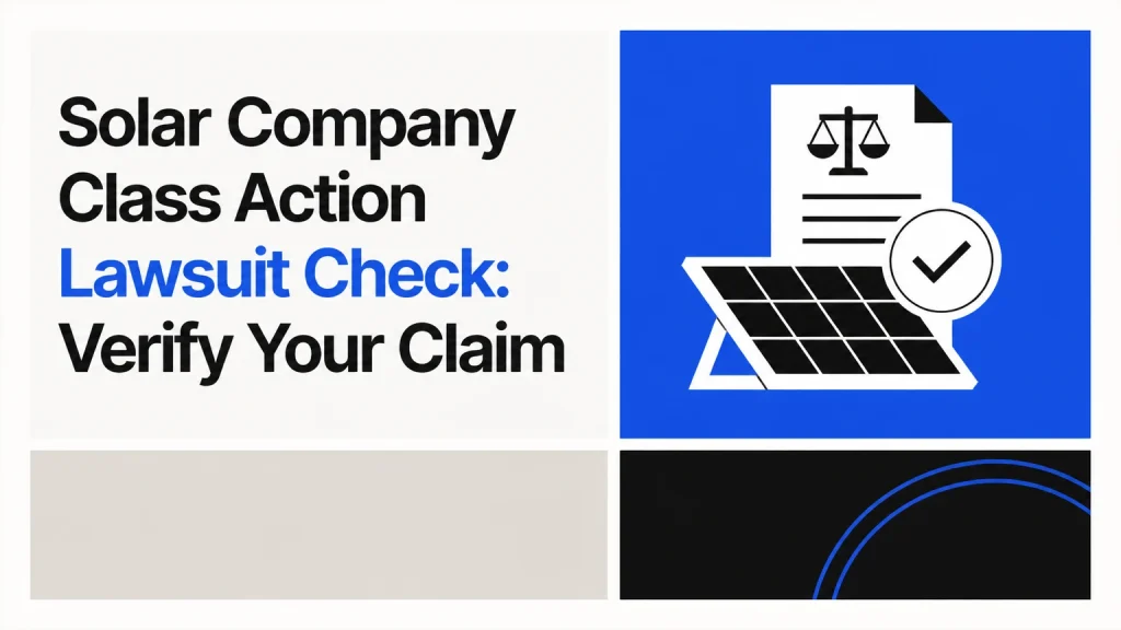 solar company class action lawsuit check