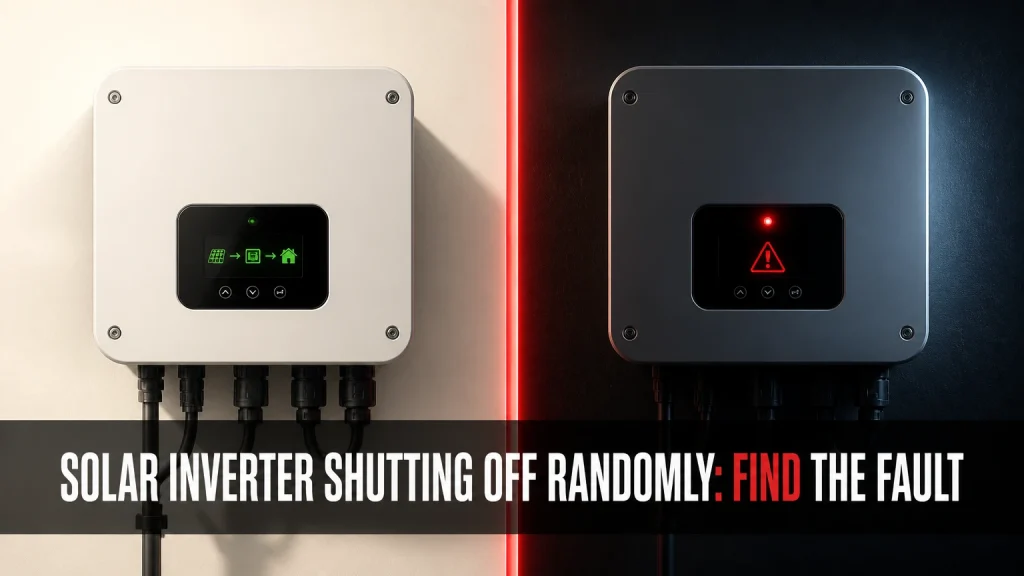solar inverter shutting off randomly