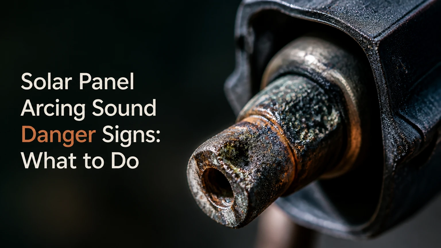 solar panel arcing sound danger signs