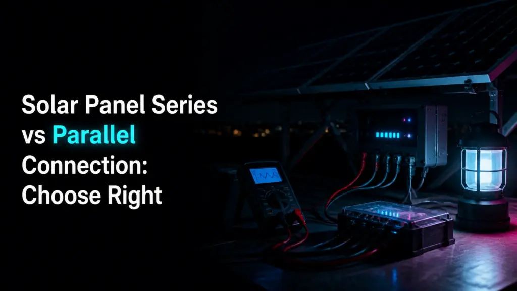 solar panel series vs parallel connection
